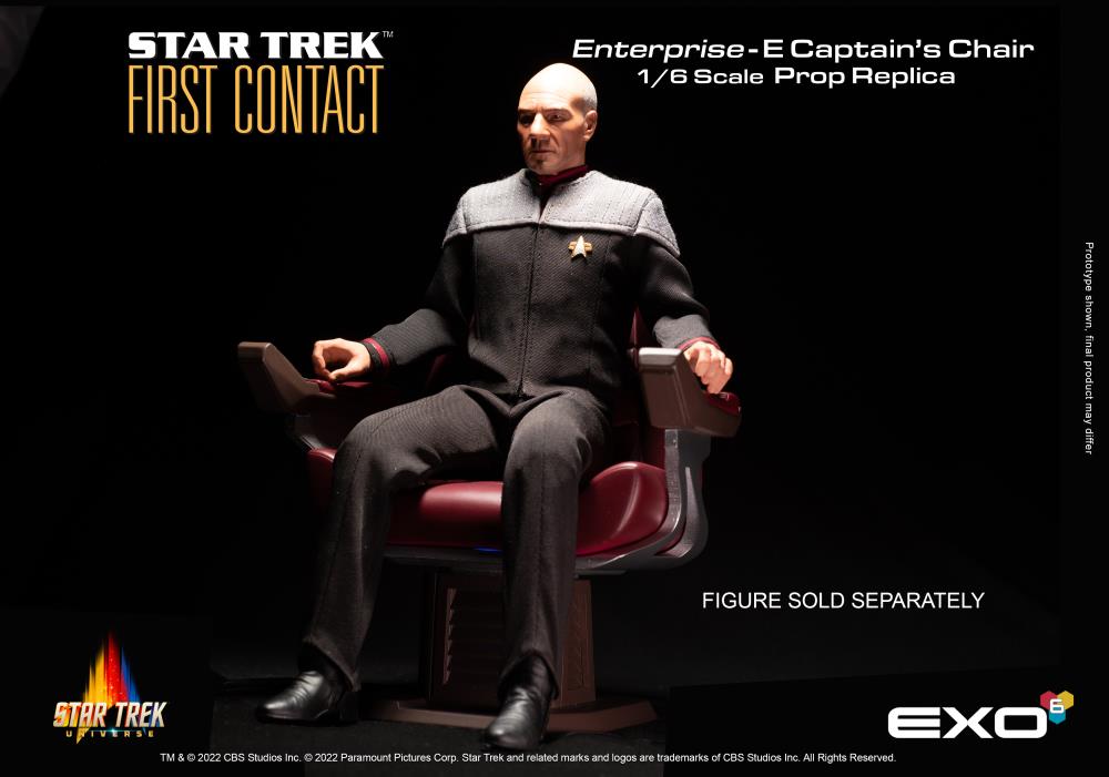 Star Trek: First Contact Enterprise-E Captain’s Chair 1/6 Scale Prop Replica Gallery Image 9