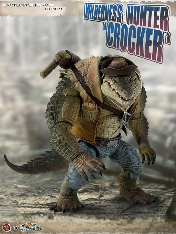 リロ＆スティッチ トレジャーハンター ビッグフィギュア 冒険家 カウボーイ FuRay Planet Wilderness Hunter Crocker 1/12 Scale Figure