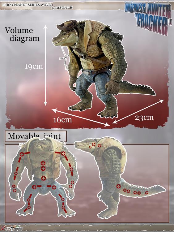 FuRay Planet Wilderness Hunter Crocker 1/12 Scale Figure Gallery Image 25