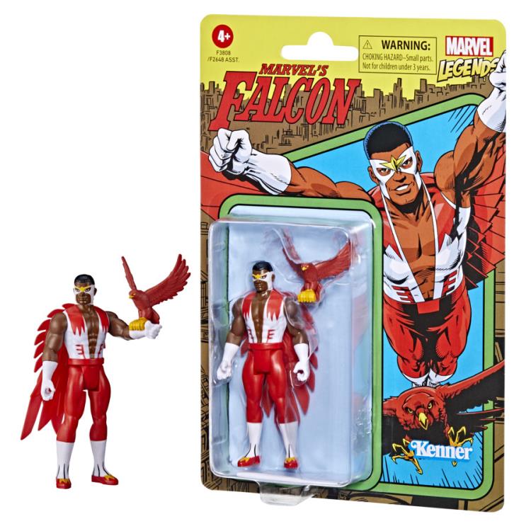 Marvel Legends Retro Collection 3.75" Marvel's Falcon Action Figure Gallery Image 6