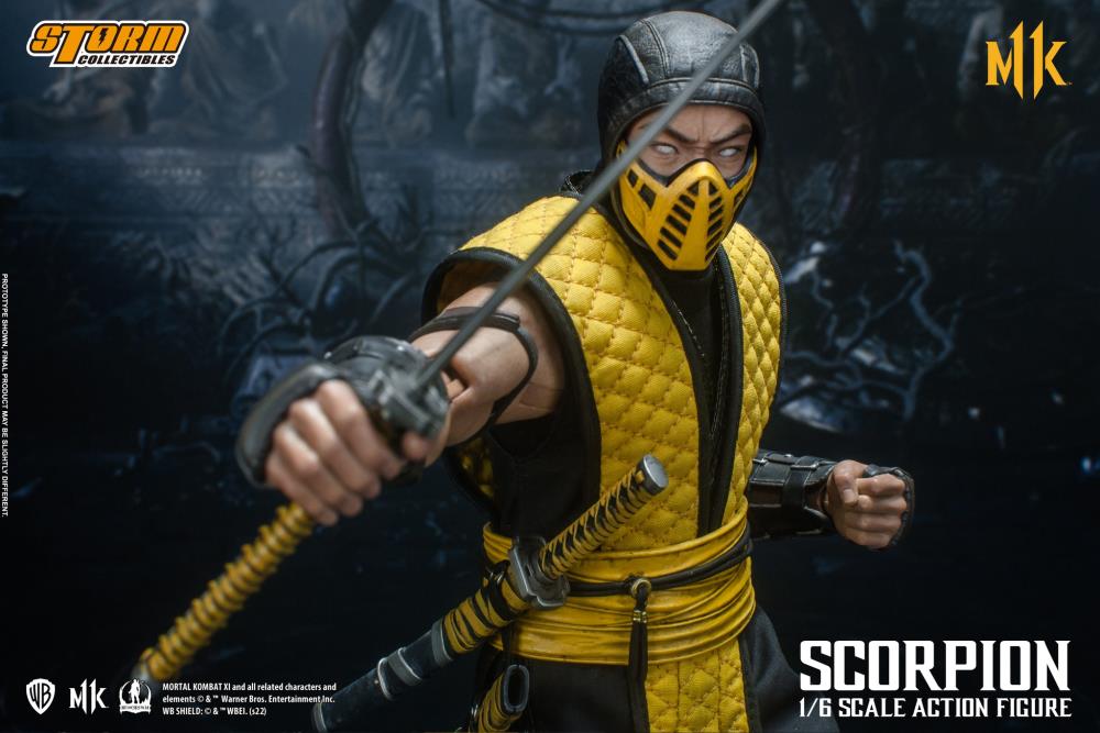 Mortal Kombat XI Scorpion 1/6 Scale Figure Gallery Image 9