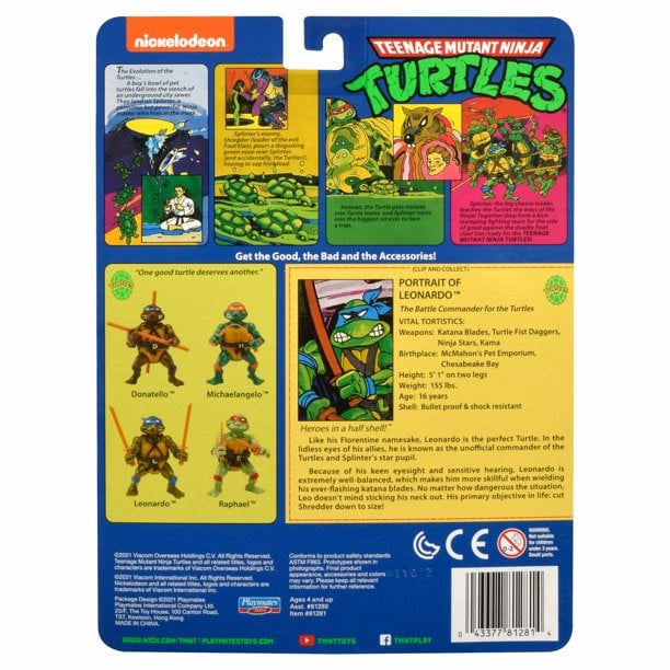 Teenage Mutant Ninja Turtles Classic Basic Leonardo Exclusive Figure Gallery Image 5