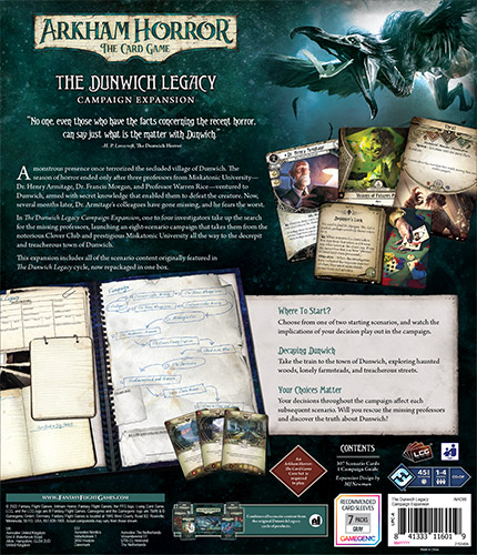 Arkham Horror: The Card Game The Dunwich Legacy Campaign Expansion Gallery Image 5