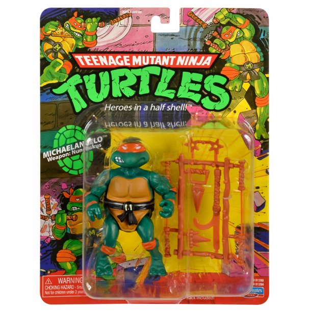 Teenage Mutant Ninja Turtles Classic Basic Michelangelo Exclusive Figure Gallery Image 4