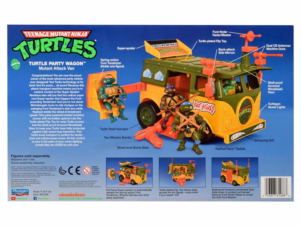 Teenage Mutant Ninja Turtles Classic Original Party Wagon