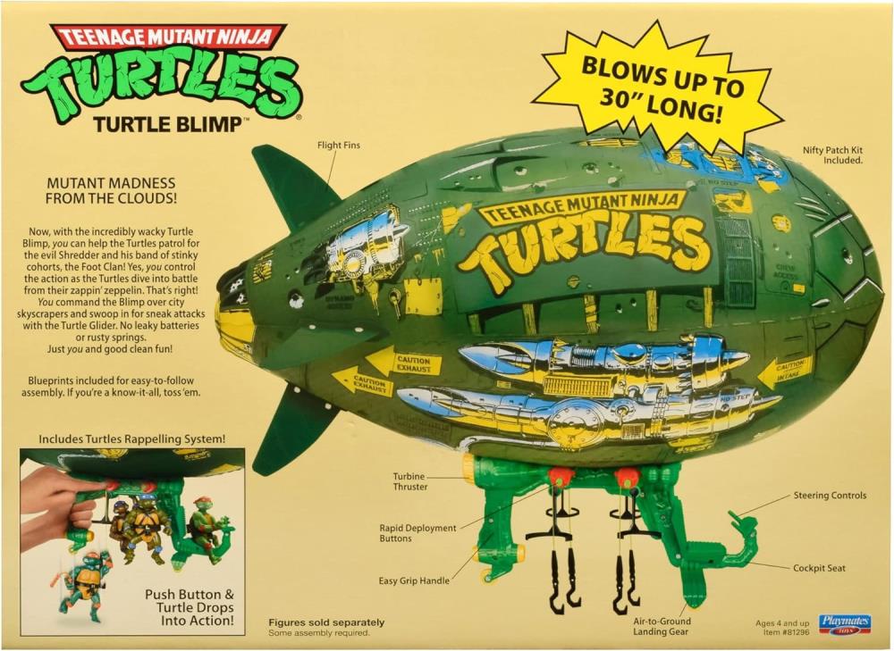 Teenage Mutant Ninja Turtles Classic Original Turtle Blimp Gallery Image 8