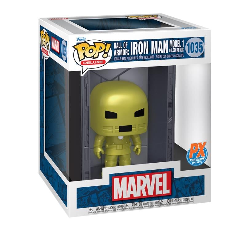 Pop! Deluxe: Iron Man Hall of Armor Model 1 PX Previews Exclusive Gallery Image 3