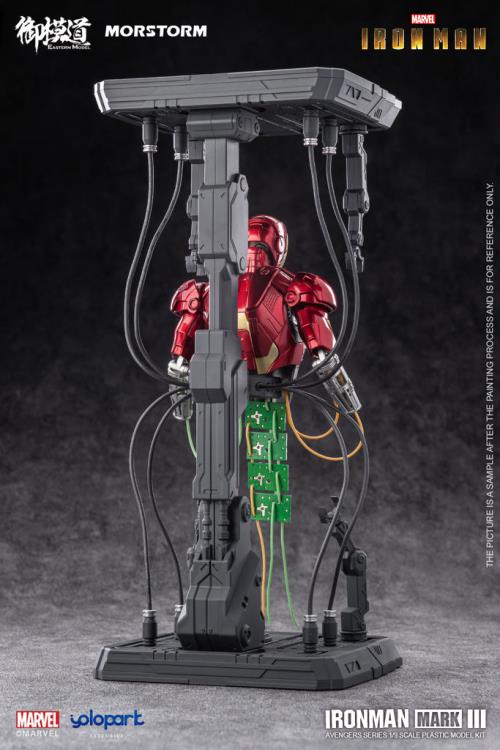 Iron Man Mark III (Deluxe Ver.) 1/9 Scale Model Kit Gallery Image 17
