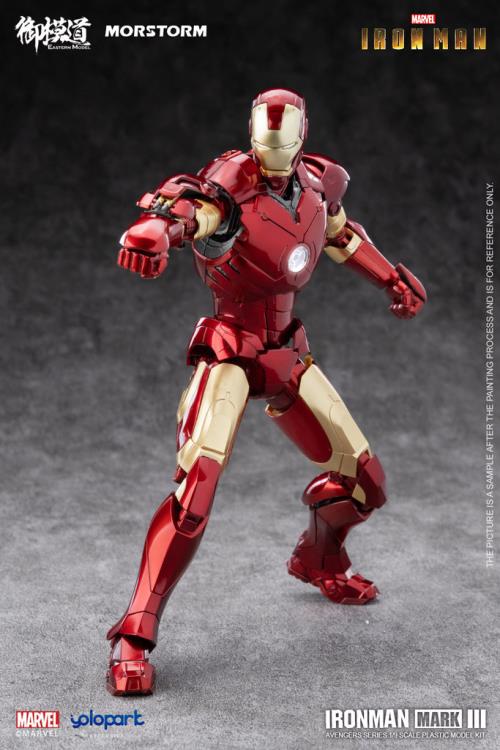 Iron Man Mark III (Deluxe Ver.) 1/9 Scale Model Kit Gallery Image 11