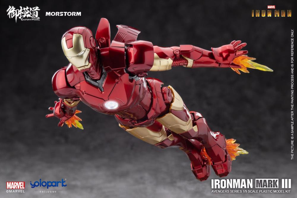 Iron Man Mark III (Deluxe Ver.) 1/9 Scale Model Kit Gallery Image 13