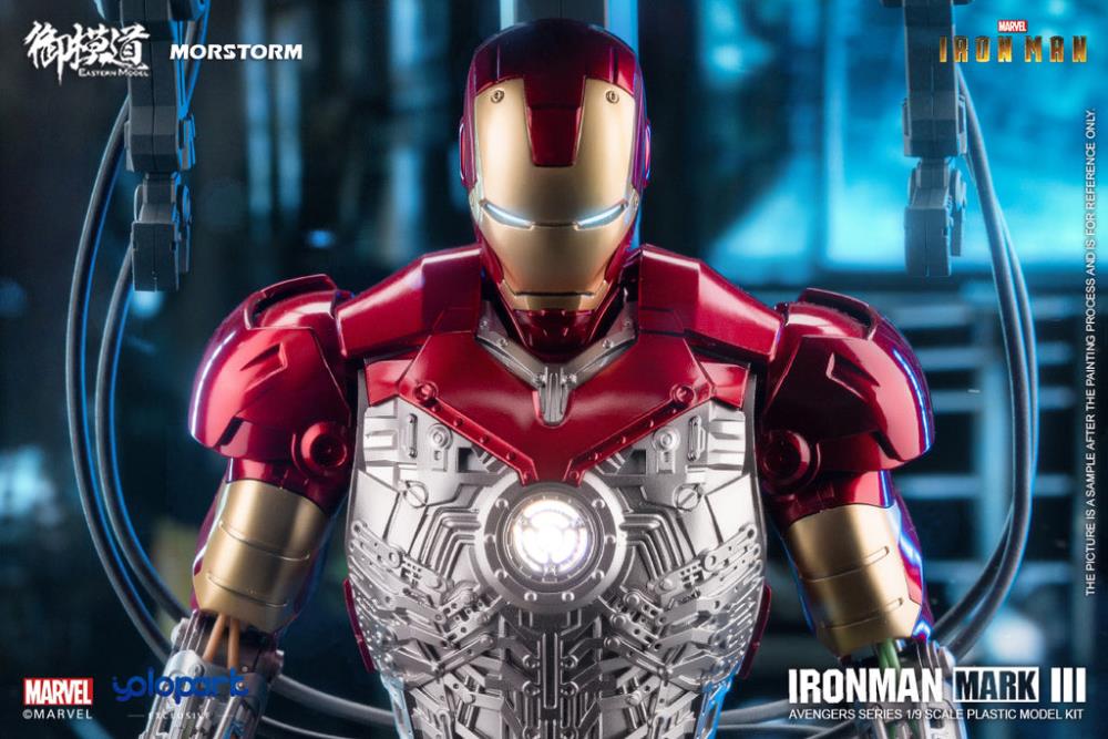Iron Man Mark III (Deluxe Ver.) 1/9 Scale Model Kit Gallery Image 22