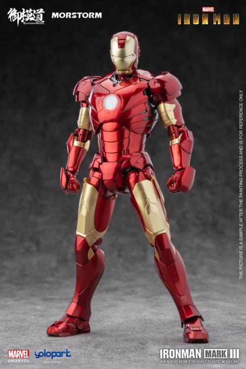 Iron Man Mark III (Deluxe Ver.) 1/9 Scale Model Kit Gallery Image 3