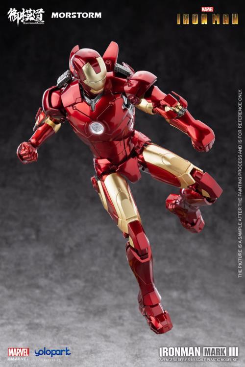 Iron Man Mark III (Deluxe Ver.) 1/9 Scale Model Kit Gallery Image 9