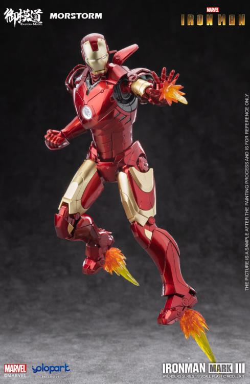 Iron Man Mark III (Deluxe Ver.) 1/9 Scale Model Kit Gallery Image 7