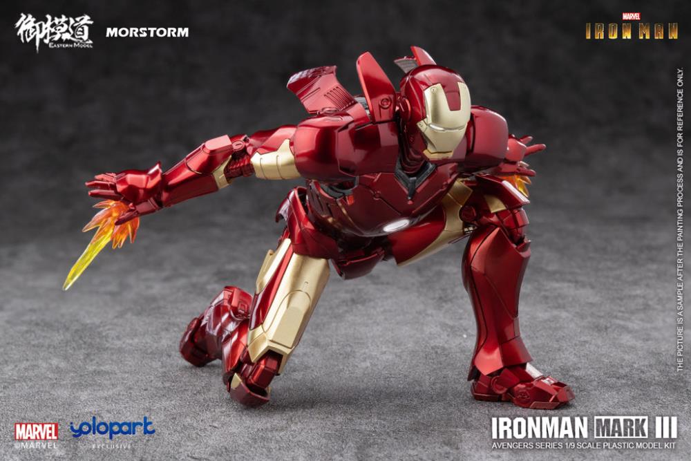 Iron Man Mark III (Deluxe Ver.) 1/9 Scale Model Kit Gallery Image 12