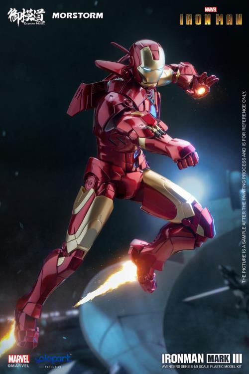Iron Man Mark III (Deluxe Ver.) 1/9 Scale Model Kit Gallery Image 23