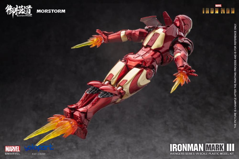 Iron Man Mark III (Deluxe Ver.) 1/9 Scale Model Kit Gallery Image 14