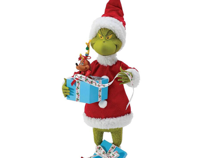 Dr. Seuss The Grinch Possible Dreams Grinch & Max Figurine Gallery Image 1