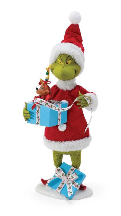 Dr. Seuss The Grinch Possible Dreams Grinch & Max Figurine Gallery Image 3