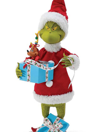 Dr. Seuss The Grinch Possible Dreams Grinch & Max Figurine Gallery Image 2