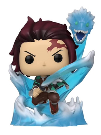 Pop! Animation: Demon Slayer - Tanjiro Kamado (with Dragon) Glow-in-the-Dark Exclusive Gallery Image 2