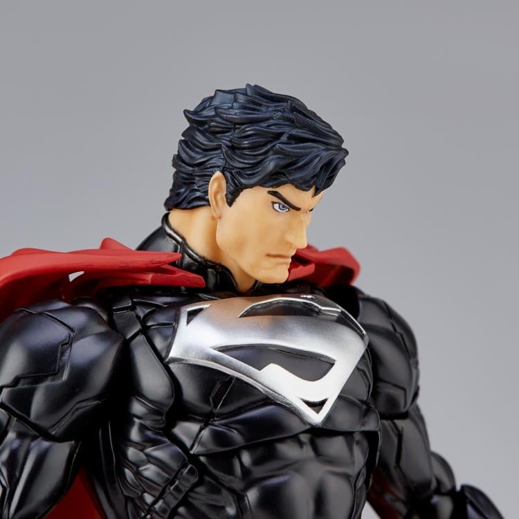 DC Comics: The New 52 Amazing Yamaguchi Revoltech No.027EX Superman (Black Suit) Action Figure Gallery Image 13