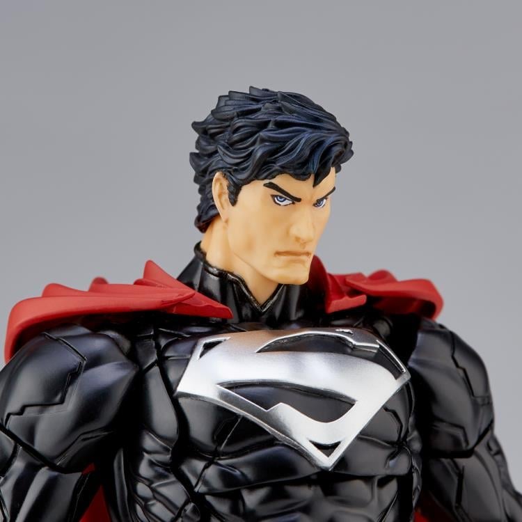 DC Comics: The New 52 Amazing Yamaguchi Revoltech No.027EX Superman (Black Suit) Action Figure Gallery Image 15