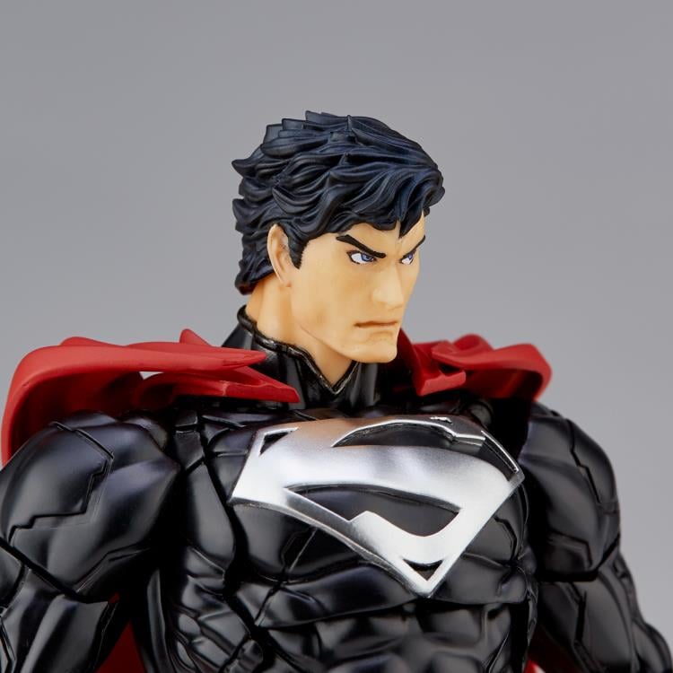 DC Comics: The New 52 Amazing Yamaguchi Revoltech No.027EX Superman (Black Suit) Action Figure Gallery Image 14