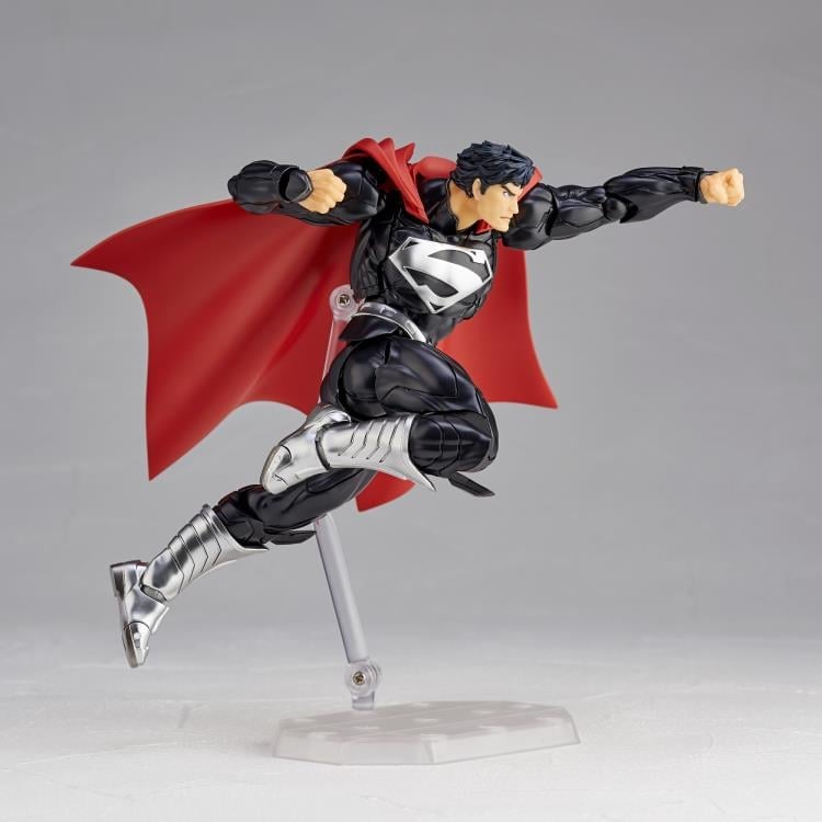 DC Comics: The New 52 Amazing Yamaguchi Revoltech No.027EX Superman (Black Suit) Action Figure Gallery Image 10