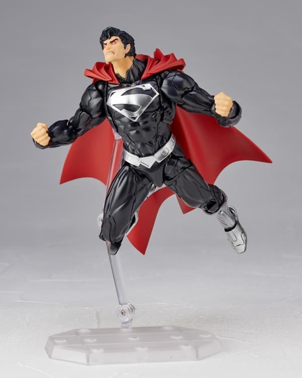 DC Comics: The New 52 Amazing Yamaguchi Revoltech No.027EX Superman (Black Suit) Action Figure Gallery Image 11