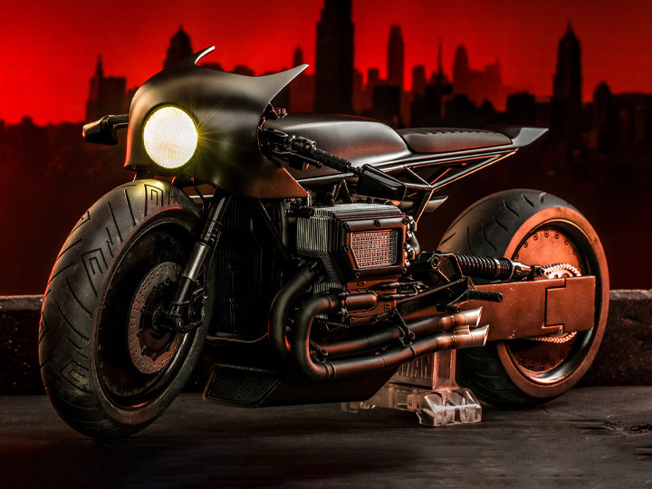 The Batman MMS642 Batcycle 1/6th Scale Collectible Vehicle Gallery Image 1