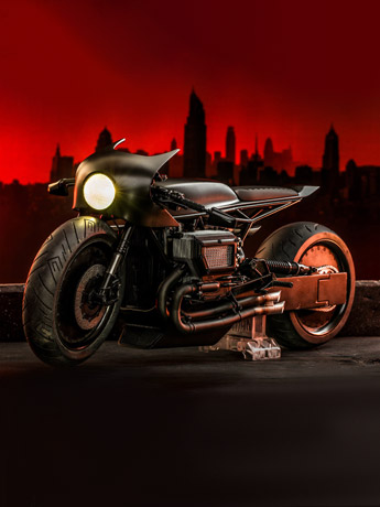 The Batman MMS642 Batcycle 1/6th Scale Collectible Vehicle Gallery Image 2