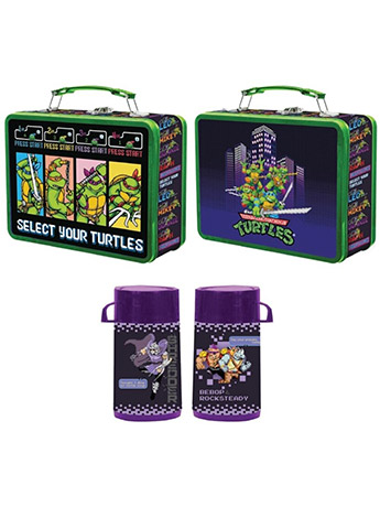 Teenage Mutant Ninja Turtles (Arcade) Lunch Box and Thermos PX Previews Exclusive Gallery Image 2