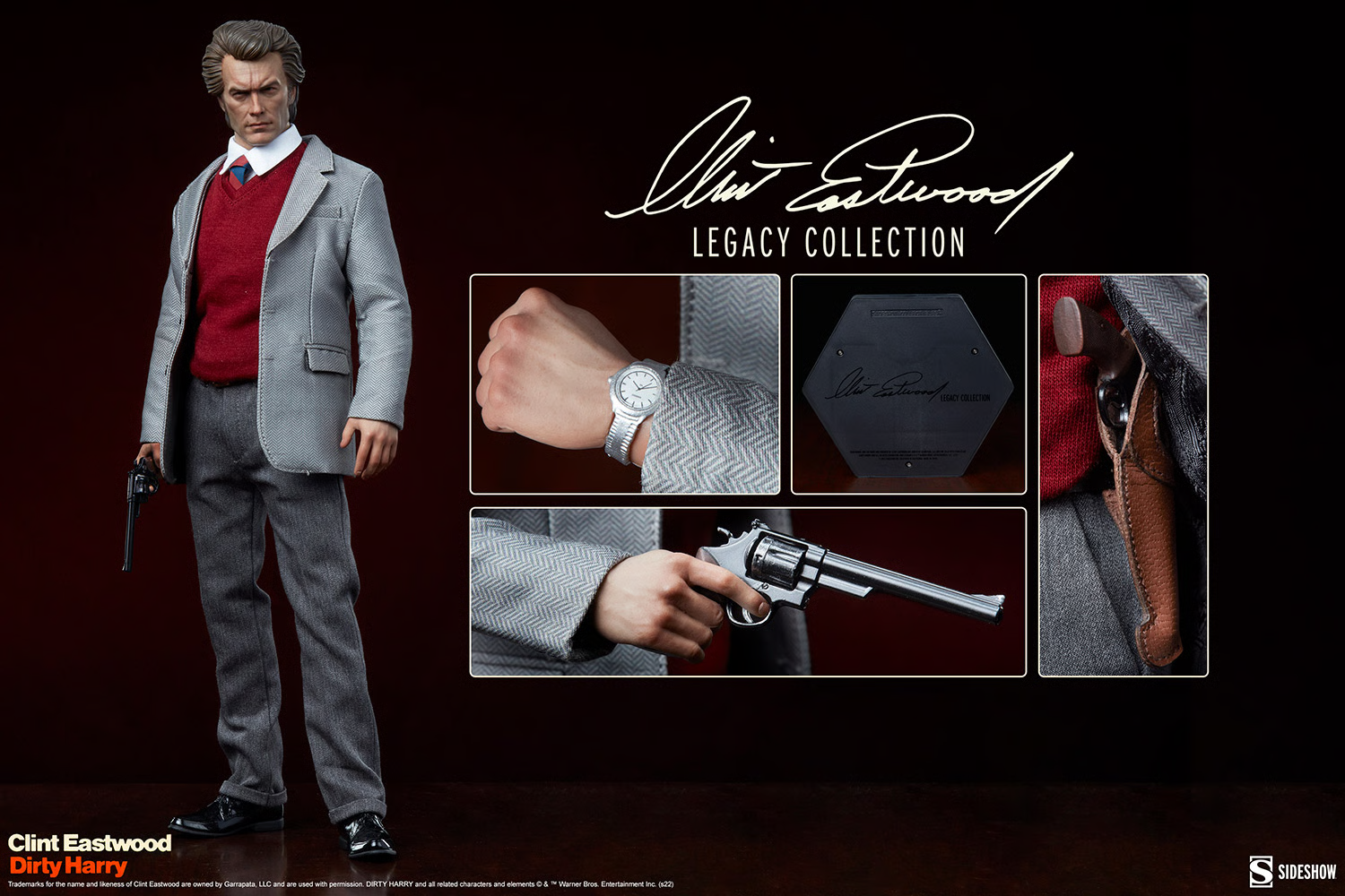 Dirty Harry Clint Eastwood Legacy Collection Harry Callahan 1/6 Scale Figure Gallery Image 18