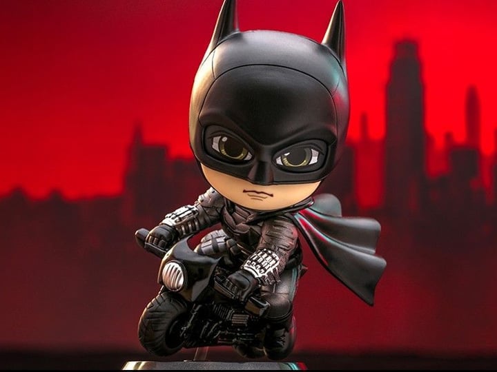 The Batman Cosbaby Batman and Batcycle Gallery Image 1
