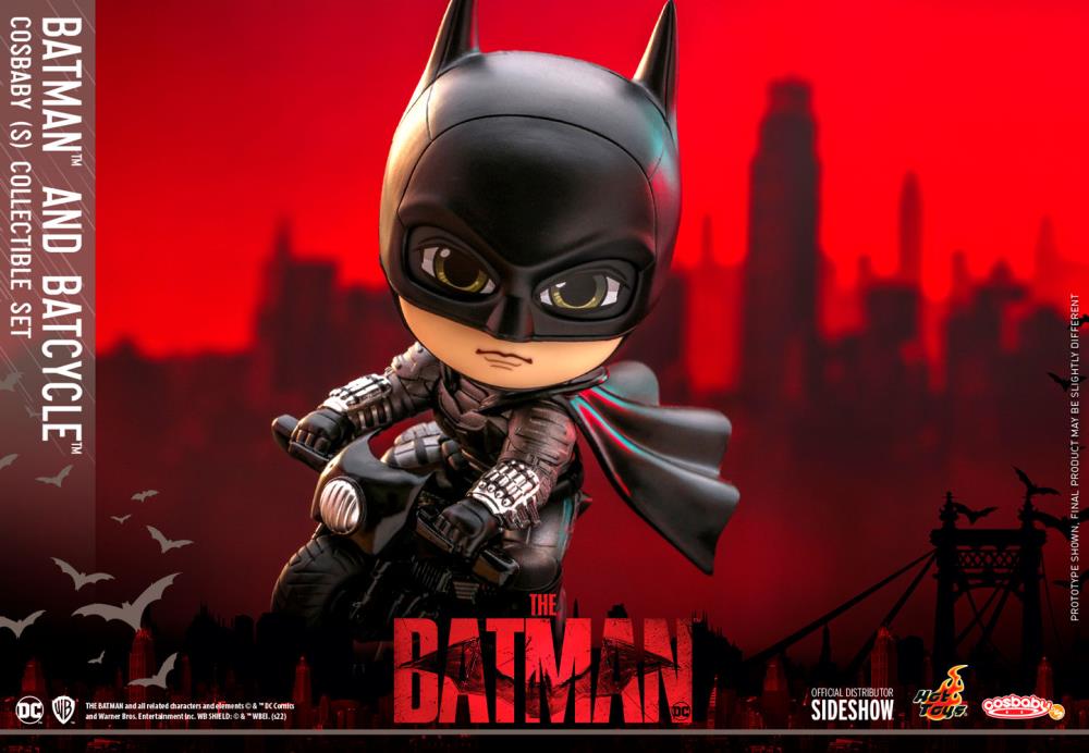 The Batman Cosbaby Batman and Batcycle Gallery Image 5