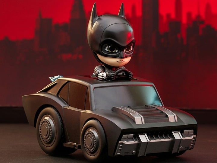 The Batman Cosbaby Batman and Batmobile Gallery Image 1