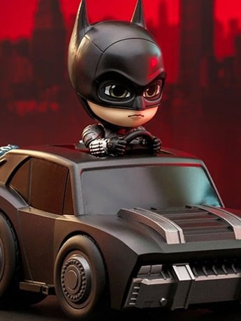 The Batman Cosbaby Batman and Batmobile Gallery Image 2