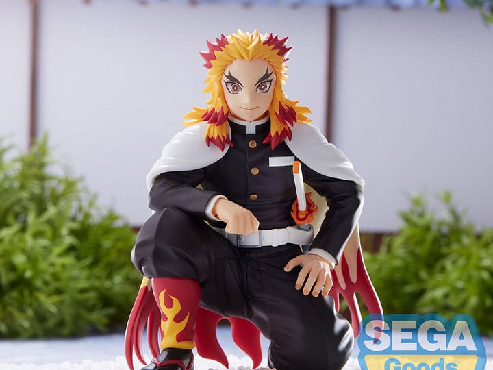 Demon Slayer: Kimetsu No Yaiba Kyojuro Rengoku (Hashira Meeting) Premium Perching Figure Gallery Image 1