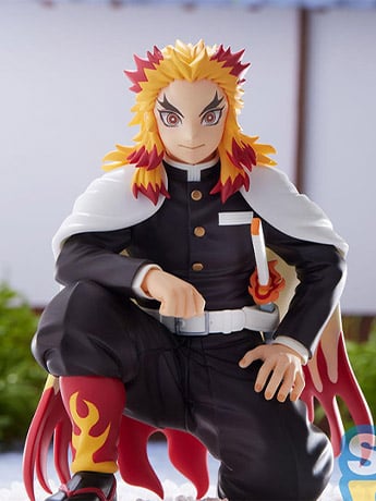 Demon Slayer: Kimetsu No Yaiba Kyojuro Rengoku (Hashira Meeting) Premium Perching Figure Gallery Image 2