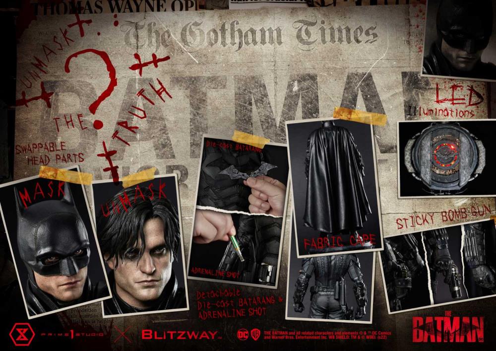 The Batman Museum Masterline Batman 1/3 Scale Statue (With Bonus) Gallery Image 53