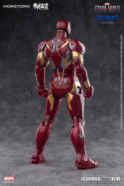 Captain America: Civil War Iron Man Mark 46 Normal (Standard Version) 1/9 Scale Model Kit Gallery Image 4