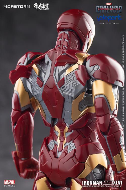 Captain America: Civil War Iron Man Mark 46 Normal (Standard Version) 1/9 Scale Model Kit Gallery Image 5