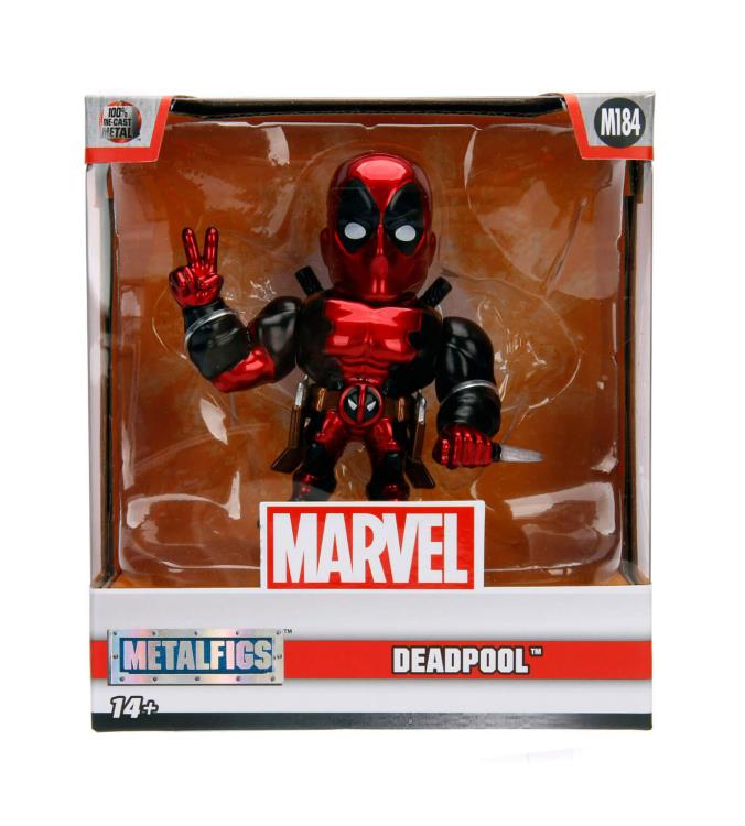 Marvel MetalFigs Deadpool (Metallic Paint) 4" Figure Gallery Image 5