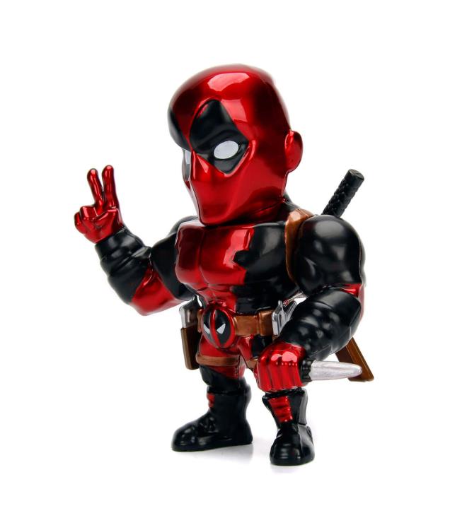Marvel MetalFigs Deadpool (Metallic Paint) 4" Figure Gallery Image 3