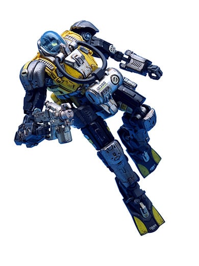 Forging Soul AGS-24 Type CV-39S Deep Sea Rescue Team 1/60 Scale Figure Gallery Image 14