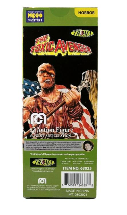 The Toxic Avenger 8" Mego Figure (Window Box) Gallery Image 8