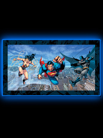 DC Comics Trinity Mini LED Poster Sign Gallery Image 2