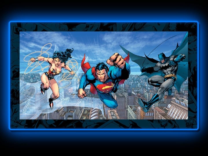 DC Comics Trinity Mini LED Poster Sign Gallery Image 1