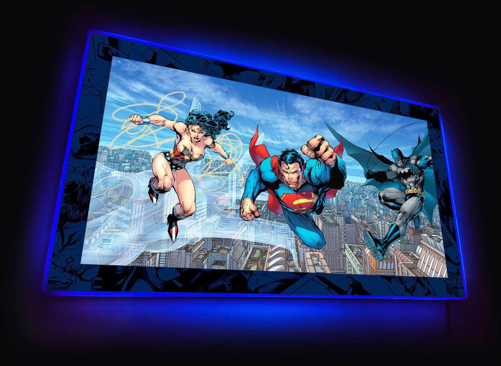 DC Comics Trinity Mini LED Poster Sign Gallery Image 4